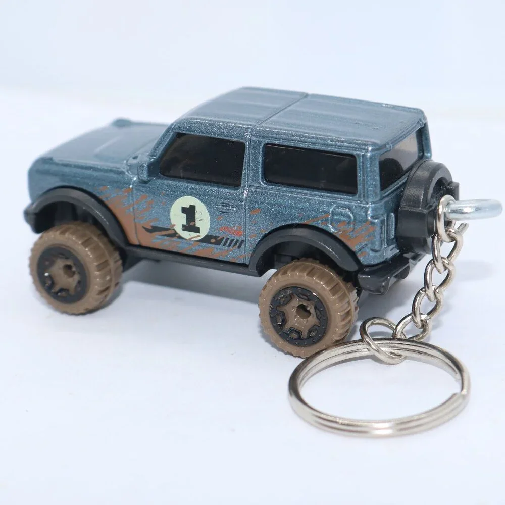 Hot Wheels 2021 Ford Bronco custom keychain 1/64 scale